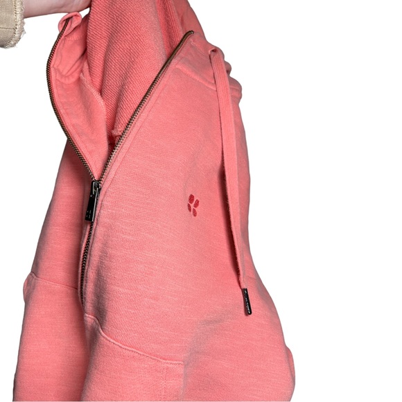 Sweaty Betty Zip Through Hoody Track Sweatshirt Athletic Jacket Pink Size Medium - Picture 12 of 15